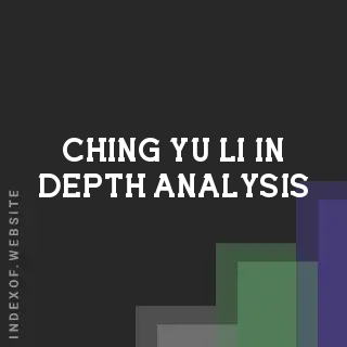 Ching-yu Li In-Depth Analysis | Indexof