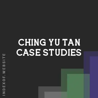 Ching-yu Tan Case Studies | Indexof