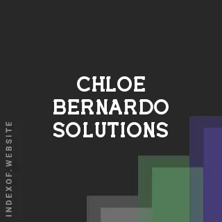 Chloe Bernardo Solutions | Indexof