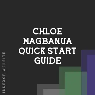 Chloe Magbanua Quick Start Guide | Indexof
