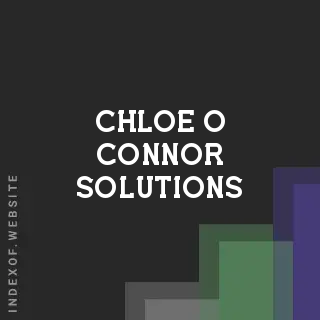 Chloe O Connor Solutions | Indexof
