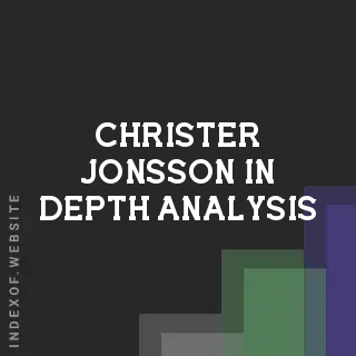 Christer Jonsson In-Depth Analysis | Indexof