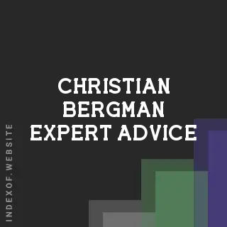 Christian Bergman Expert Advice | Indexof