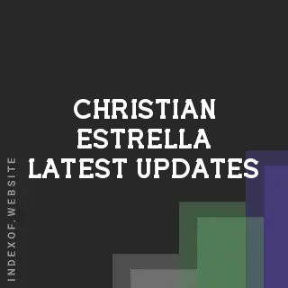 Christian Estrella Latest Updates | Indexof