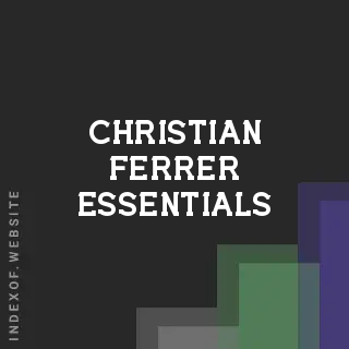 Christian Ferrer Essentials | Indexof