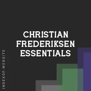 Christian Frederiksen Essentials | Indexof