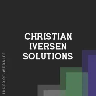 Christian Iversen Solutions | Indexof
