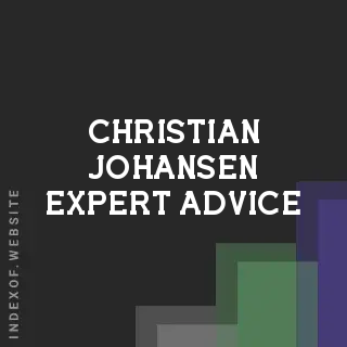 Christian Johansen Expert Advice | Indexof