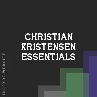 Christian Kristensen Essentials | Indexof