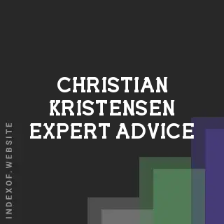 Christian Kristensen Expert Advice | Indexof