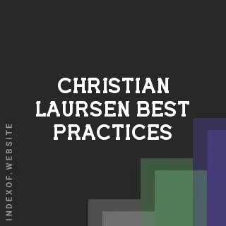 Christian Laursen Best Practices | Indexof