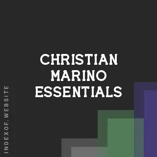 Christian Marino Essentials | Indexof
