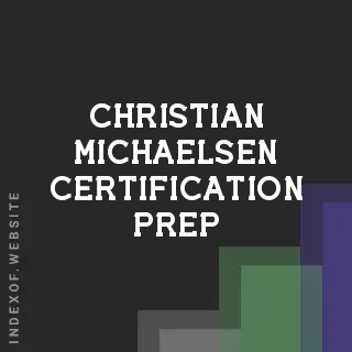 Christian Michaelsen Certification Prep | Indexof