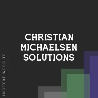 Christian Michaelsen Solutions | Indexof