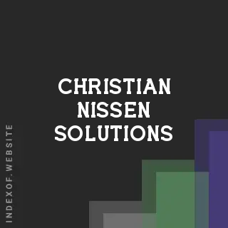 Christian Nissen Solutions | Indexof