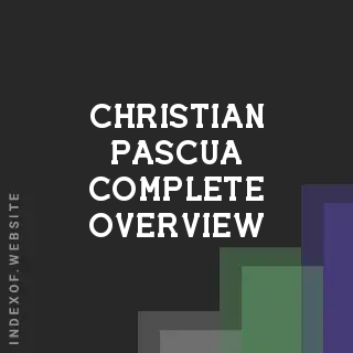 Christian Pascua Complete Overview | Indexof