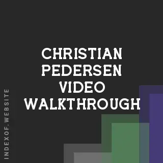 Christian Pedersen Video Walkthrough | Indexof