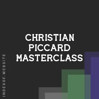 Christian Piccard Masterclass | Indexof