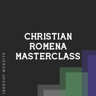Christian Romena Masterclass | Indexof