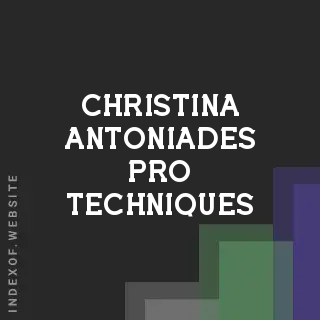 Christina Antoniades Pro Techniques | Indexof