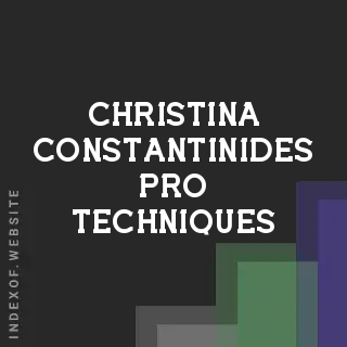 Christina Constantinides Pro Techniques | Indexof