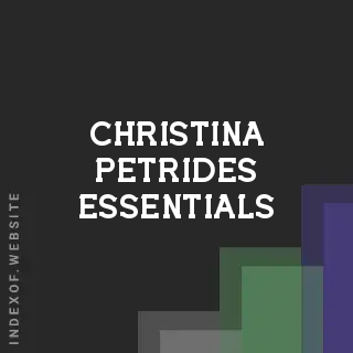 Christina Petrides Essentials | Indexof