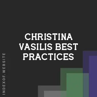 Christina Vasilis Best Practices | Indexof