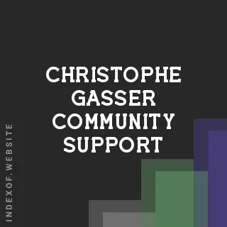 Christophe Gasser Community Support | Indexof