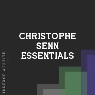 Christophe Senn Essentials | Indexof