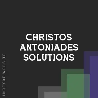 Christos Antoniades Solutions | Indexof