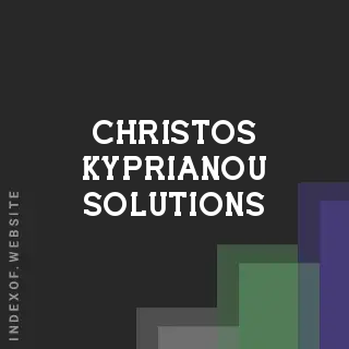 Christos Kyprianou Solutions | Indexof
