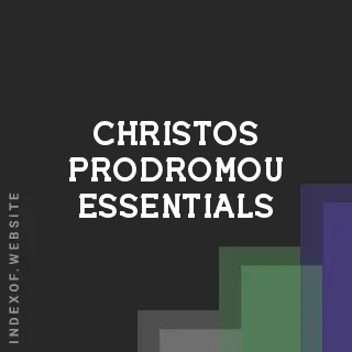 Christos Prodromou Essentials | Indexof