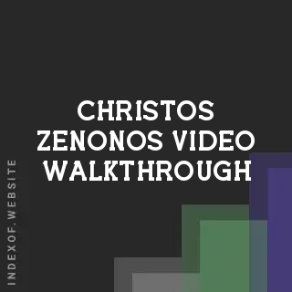 Christos Zenonos Video Walkthrough | Indexof