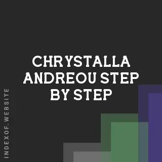 Chrystalla Andreou Step-by-Step | Indexof