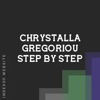 Chrystalla Gregoriou Step-by-Step | Indexof