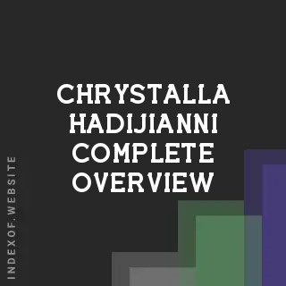 Chrystalla Hadijianni Complete Overview | Indexof