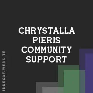 Chrystalla Pieris Community Support | Indexof