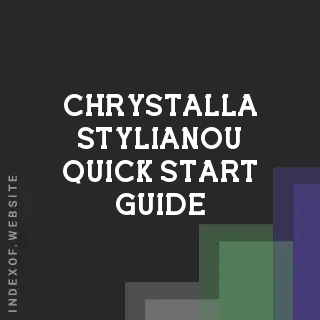 Chrystalla Stylianou Quick Start Guide | Indexof