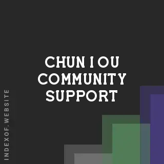 Chun-i Ou Community Support | Indexof