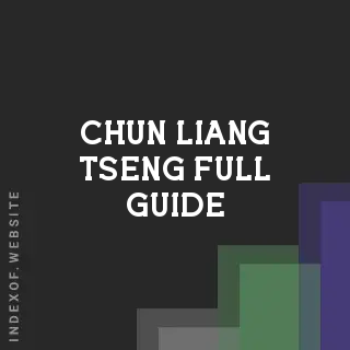 Chun-liang Tseng Full Guide | Indexof