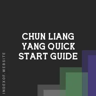 Chun-liang Yang Quick Start Guide | Indexof