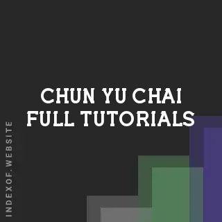 Chun-yu Chai Full Tutorials | Indexof