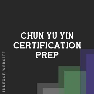 Chun-yu Yin Certification Prep | Indexof
