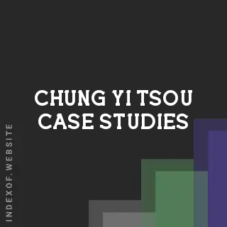 Chung-yi Tsou Case Studies | Indexof
