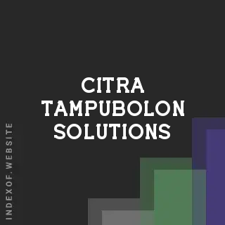 Citra Tampubolon Solutions | Indexof