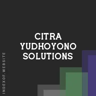 Citra Yudhoyono Solutions | Indexof