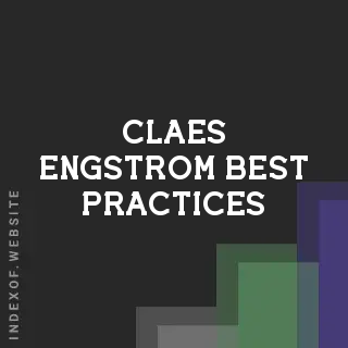 Claes Engstrom Best Practices | Indexof