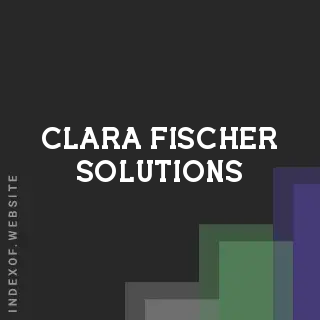 Clara Fischer Solutions | Indexof