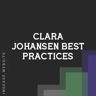 Clara Johansen Best Practices | Indexof