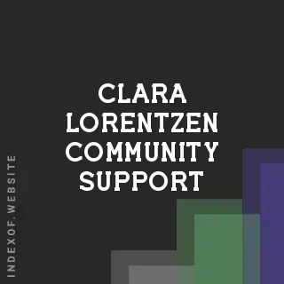 Clara Lorentzen Community Support | Indexof